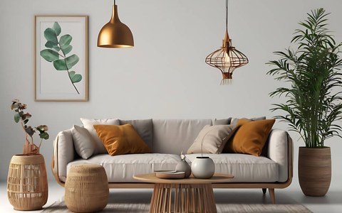 Furniture and home comparison illustration